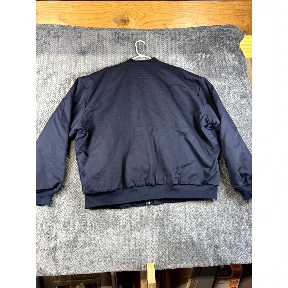 Cintas Bomber Jacket Mens 3XL Blue Insulated Mondelez International Bob Full Zip